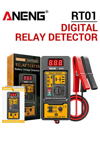 ANENG RT01 Relay Detector RT01 Digital Relay Detector 11-25V Universal 4/5 Pi...