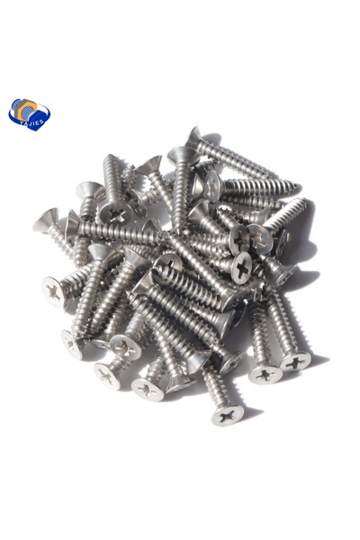 Choice3 32mm M4.2 50pcs #6/3.5mm #8/4.2mm 50/20Pcs Stainless Flat Head Philli...