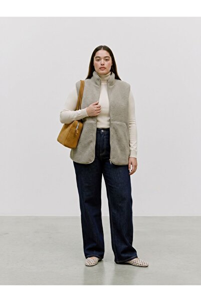 Veromoda Curve Teddy jacket VMJOSEFINE Otw Gilet