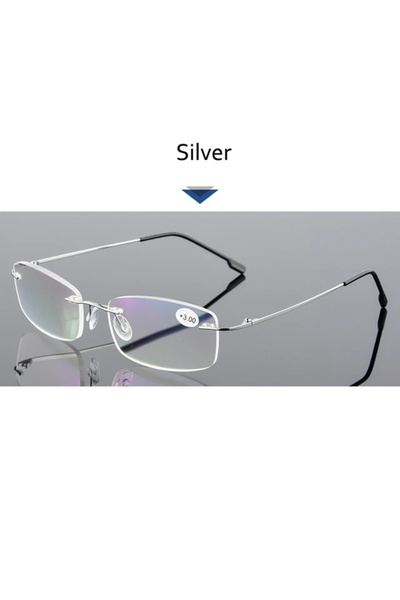 Choice12 +200 Sliver May Flower Blue Light Blockin Ultralight Memory Titanium...