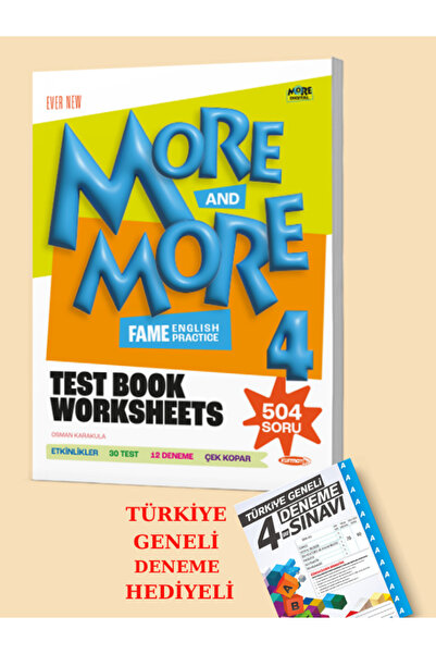 Kurmay Yayınları Kurmay Yayınları More And More 4 Sınıf English Fenomen Test ...