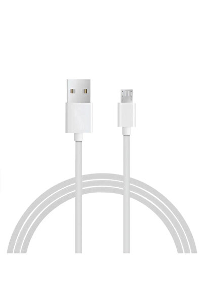 Choice كابل شحن Android عالي السرعة أبيض اللون بطول 0.3 متر مع موصل Micro USB...
