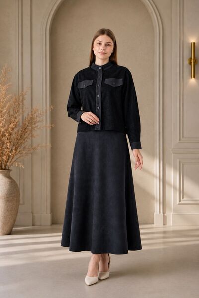 MAG FASHİON Hijab Dress Hijab Suit Special Production Italian Fabric
