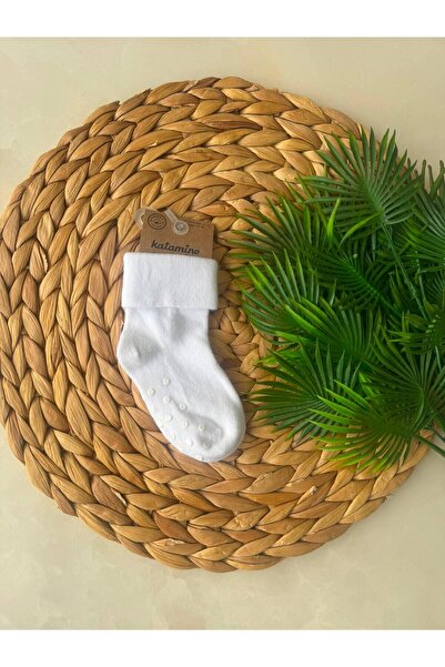 Moonic Kids Kız Bebek Kaydırmaz Çorap Tekli