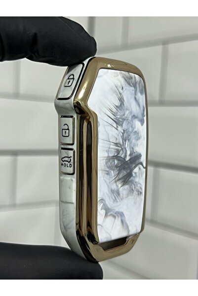 BARKAS ELEKTRONİK Kia Sportage Soul Sorento Ceed Niro Marble Patterned Key Case