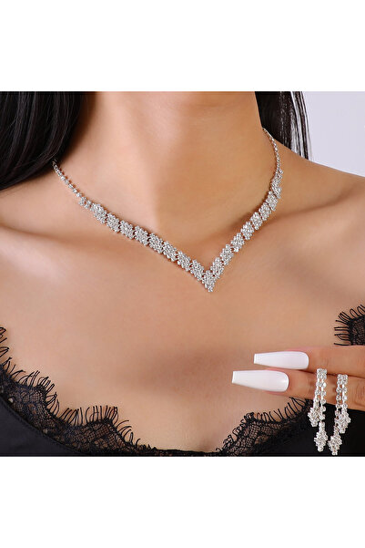 Choice4 ZT2159-silvery Advanced and Versatile Necklace, Earring, Bracelet, an...
