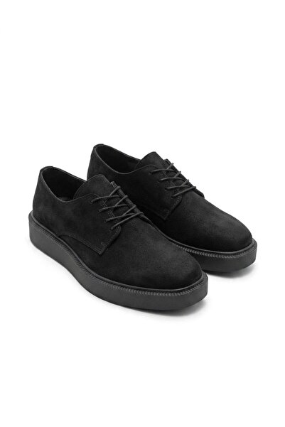 Zerenyus Classic lace high quality daily lace-up men's classic shoes black suede