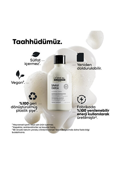 L'oreal Professionnel Serie Expert Metal Detox Renkli Ve Açıcı Ile Işlem Görmüş Saçlar Için Metal Ka