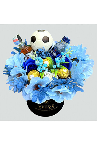 velve Delice package, in a black Velvet box with soap and artisan flowers, se...