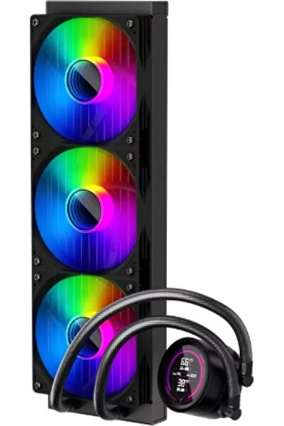 1stPlayer Cooler lichid pentru procesor 360 AIO LCD RGB ThunderStorm TS4 360
