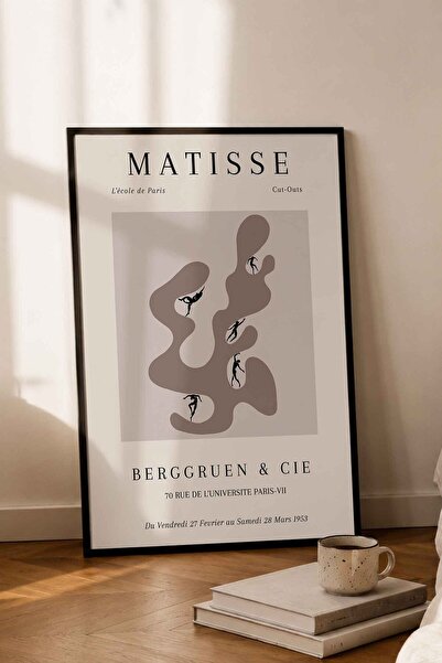 dudekohome Henri Matisse - Cut-Outs / Soyut Amip Form Ve Dans Eden Küçük Figü...