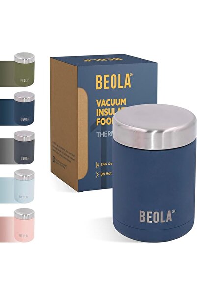 GENERAL 450ml Double Wall Stainless Steel Vacuum Insulated Food Jar Thermos L...