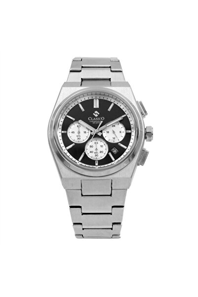 Clasico Eclipse Couple Edition – Silver Radiance with Black Detailing – 6-Han...