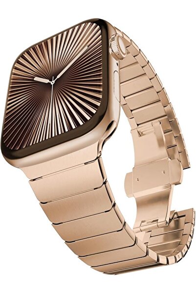 GENERAL Stainless Steel Bracelet with Folding Buckle for Apple Watch Ultra 49...