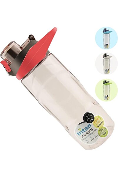 GENERAL Lightweight Quick-Drinking Squeeze Water Bottle Leak-Proof One-Handed...