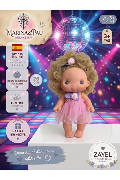 MARINA & PAU 26 cm PAU BASIC Isabella Oyuncak Bebek | İspanyol Bebek