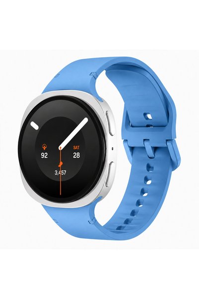 Sneezy Samsung Galaxy Watch 9 44mm 40mm İle Uyumlu Metal Tokalı PureLux Soft ...