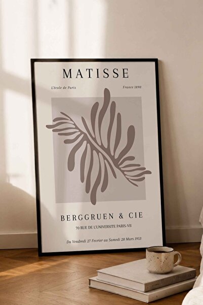dudekohome Henri Matisse - Berggruen & Cie / Gri Vizon Organik Botanik Yaprak...
