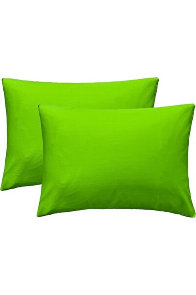 COM LIVING HOUSE Set de 2 fețe de pernă din bumbac Ranforce 40x60cm Verde lime
