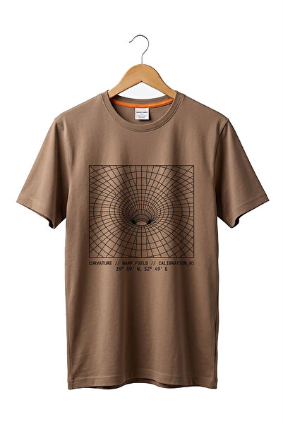 The Baski Unisex Geometric Wormhole Space Printed Street Style Y2K Street Wea...