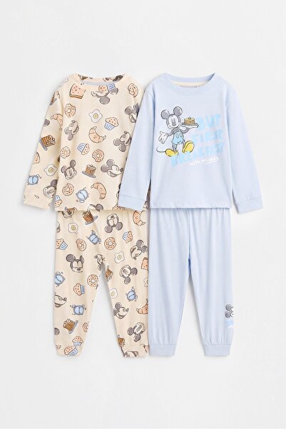 LEFTIES 2'li Mickey Mouse ©Disney Pijama Takımı