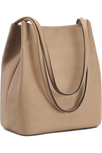 GENERAL Katy Big Size Tote Shoulder Bag Soft Style Genuine Leather Handbag fo...
