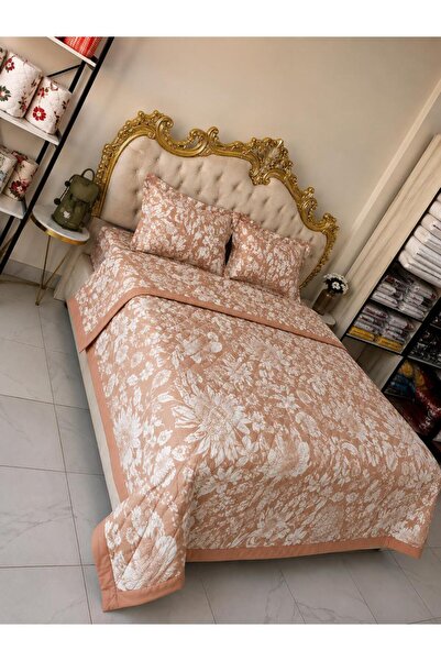 AHSEN TASARIM Quilted Fabric Pique Set, Toast Pique, Lazy Worker Sheet Set, P...