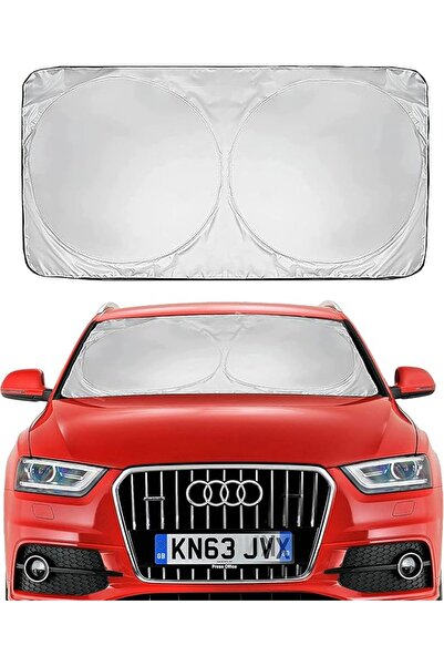GENERAL Ecvv Car Windshield Sunshade with Storage Bag Multiple Sizes - 240t M...
