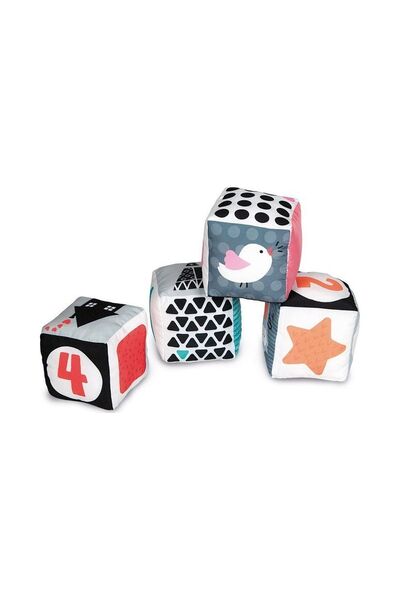 CLEMENTONI AS Baby Cuburi pentru bebeluși (Cuburi alb-negru) (1000-17321)