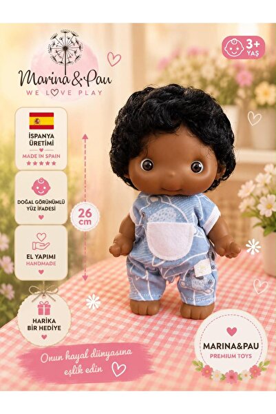 MARINA & PAU 26 cm PAU BASIC Adrian Oyuncak Bebek | İspanyol Bebek