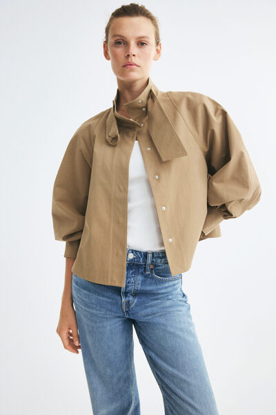 H&M Oversize Gabardin Ceket