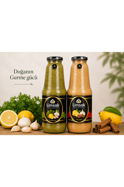 limsak LİMSAK® Gurme Karışımları | Maydanozlu & Tarçınlı Fermente Limon Sarım...