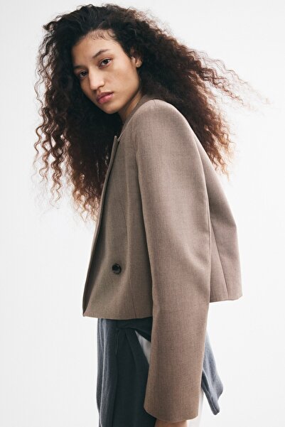 H&M Kısa Kruvaze Blazer