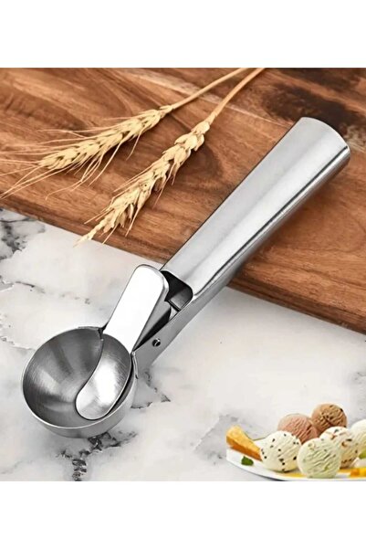 elfnur Stainless Steel Cookie Halva Ice Cream Serving Presentation Spoon