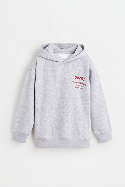 LEFTIES Baskılı kapüşonlu sweatshirt