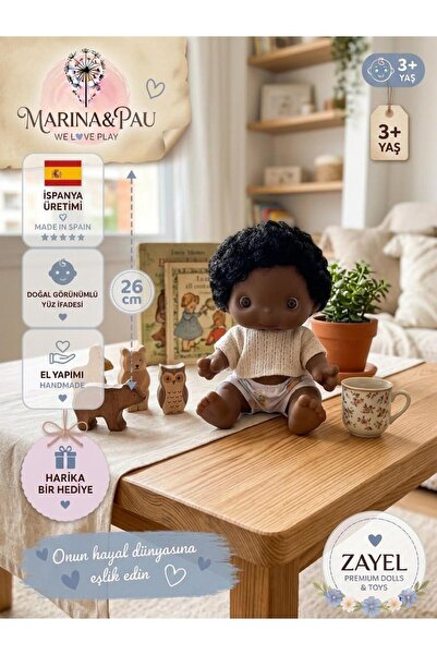 MARINA & PAU 26 cm PAU BASIC Thiago Oyuncak Bebek | İspanyol Bebek