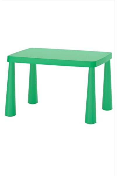 IKEA Yeşil çocuk masası, oyun ve ders masası 77X55