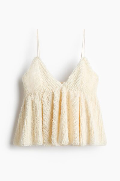 H&M Fırfırlı ve Askılı Üst