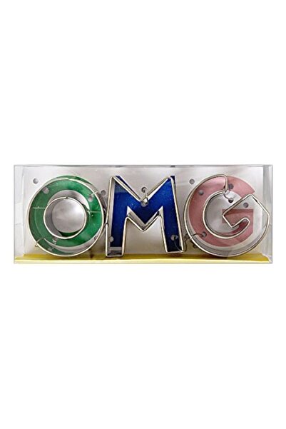 Generic Meri Meri Omg! Stainless Steel Cookie Cutters 3 Pieces