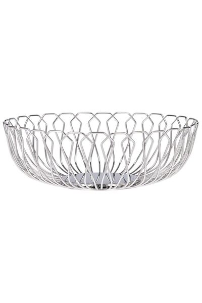 Generic Regent Stainless Steel Round Spoke Basket - 17 Cm - Silver