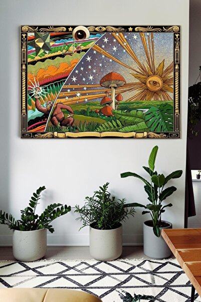 Radora Mushhroom Duvar Örtüsü Ev Dekorasyon Duvar Halısı Tapestry