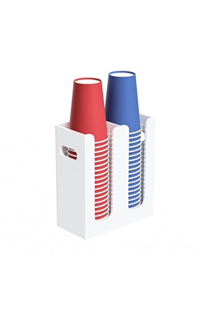 Generic Disposable Coffee Cup Dispenser with Handles, Countertop or Wall Moun...