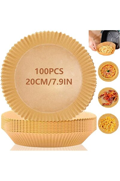 Generic ECVV 100 PCS Air Fryer Disposable Paper Liner, Non stick Disposable A...