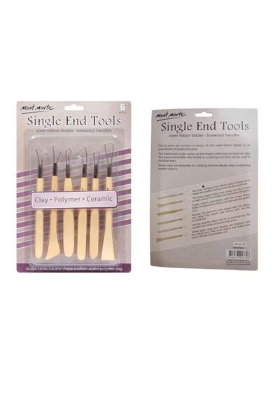 Generic Hasanat Essentials Single End Clay Sculpting Tools Set – 6 Pieces for...