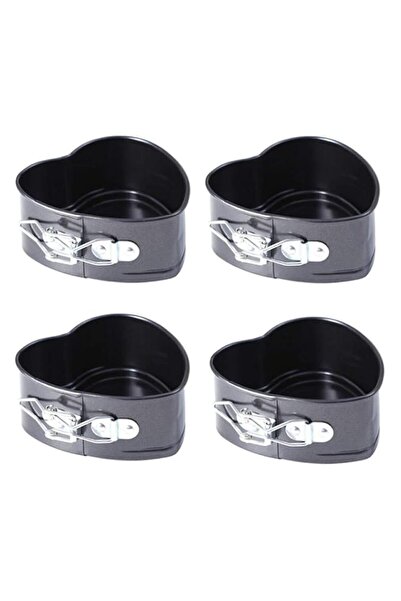 Generic Springform Pan, 4 Pieces Love Heart Shape Springform Pan Mini 4 Inche...