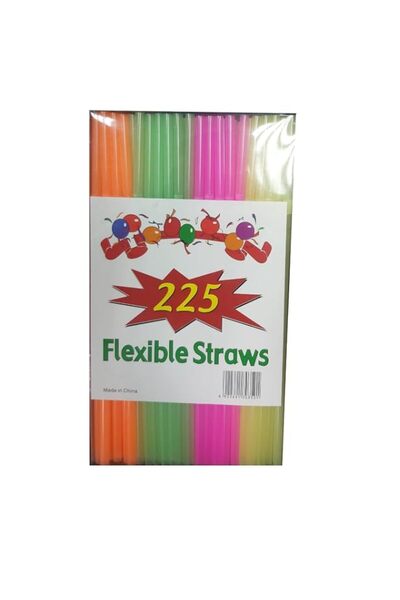 Generic Party Straw 100-Pieces Set, Assorted