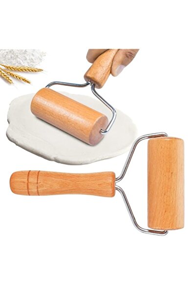 Generic Watris Veiyi Small Rolling Pin, Wooden Dough Roller, Non-Stick Pizza ...
