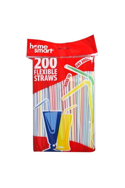 Generic Smarthome Home Smart Flexible Straws 200 Count