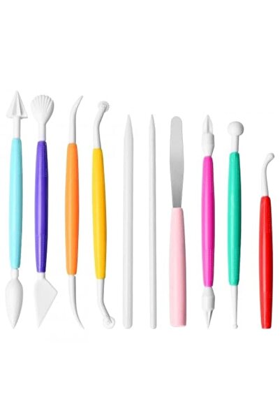 Generic Naapesi 10 Pieces Cake Modeling Tools, Fondant Modeling Tools, Sugarc...