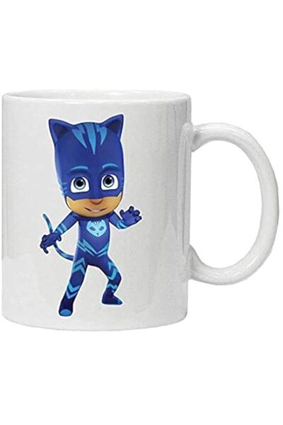 Generic PJ Masks Gekko Owlette Cat Boy Mug (White)